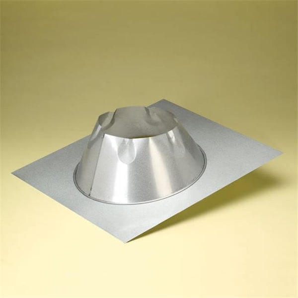 Integra Miltex M & G Duravent 6DP-F6 6 Inch  Dura-Vent Dura/plus Flashing 0/12-6/12  Galvalume  Storm Collar Not Included - 69666