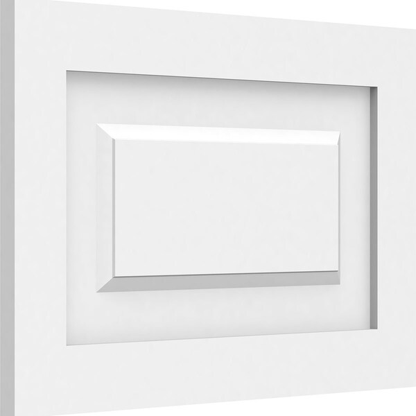 Ekena Millwork Harrison Raised Panel Decorative Wall Panel, 18"W x 12"H x 5/8"P - WALP18X12X062HAR