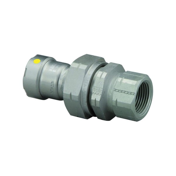 Escenografia 1 in. Steel Union MegaPressG, P x FPT Fitting, Black - ES2107180
