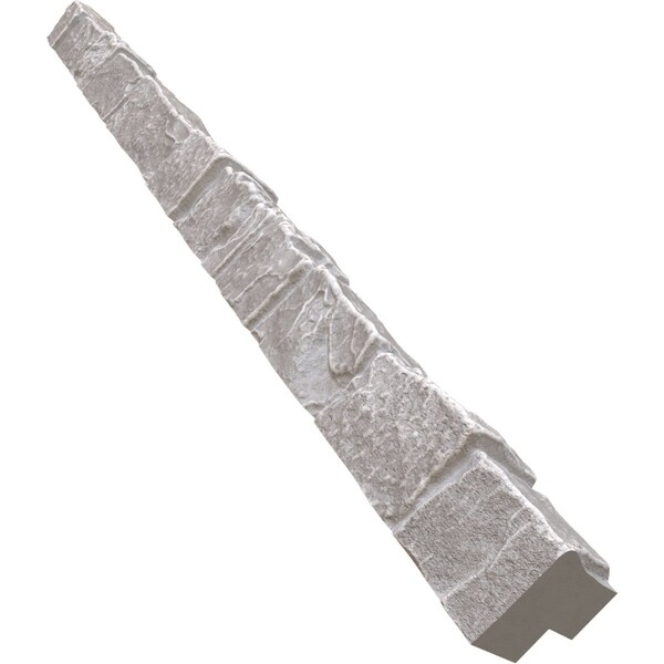 Ekena Millwork Universal Outside Corner for StoneWall Faux Stone Siding Panels - PNUOC03X48GG