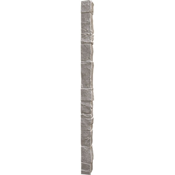 Ekena Millwork Universal Outside Corner for StoneWall Faux Stone Siding Panels - PNUOC03X48GG