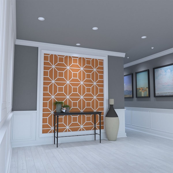 Ekena Millwork Medium Marion Decorative Fretwork Wall Panels in Architectural Grde PVC, 15 3/8"W x 15 3/8"H x 3/8"T - WALP16X16MAR