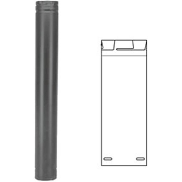 Dura-Vent Dura-Vent 4PVP-12 12" Straight Length Pipe - Galvalume - 4PVP-12
