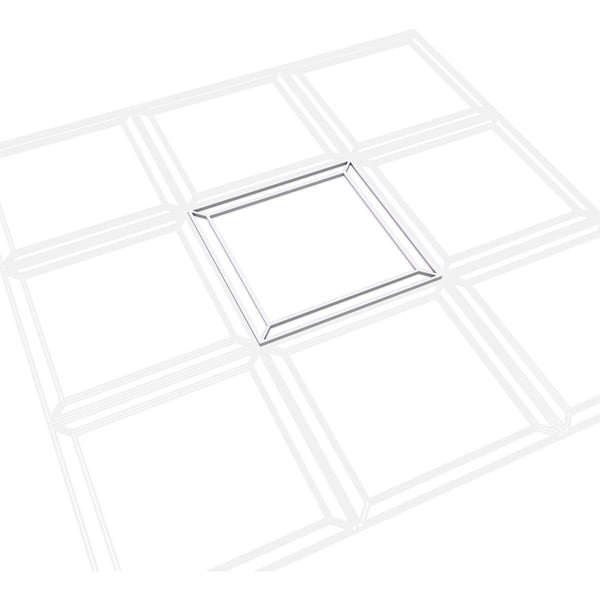Ekena Millwork Medium Fairplay Decorative Fretwork Wall Panels in Architectural PVC, 15 3/8"W x 15 3/8"H x 3/8"T - WALP16X16FPY