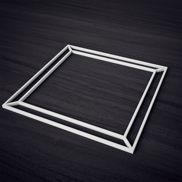 Ekena Millwork Medium Fairplay Decorative Fretwork Wall Panels in Architectural PVC, 15 3/8"W x 15 3/8"H x 3/8"T - WALP16X16FPY