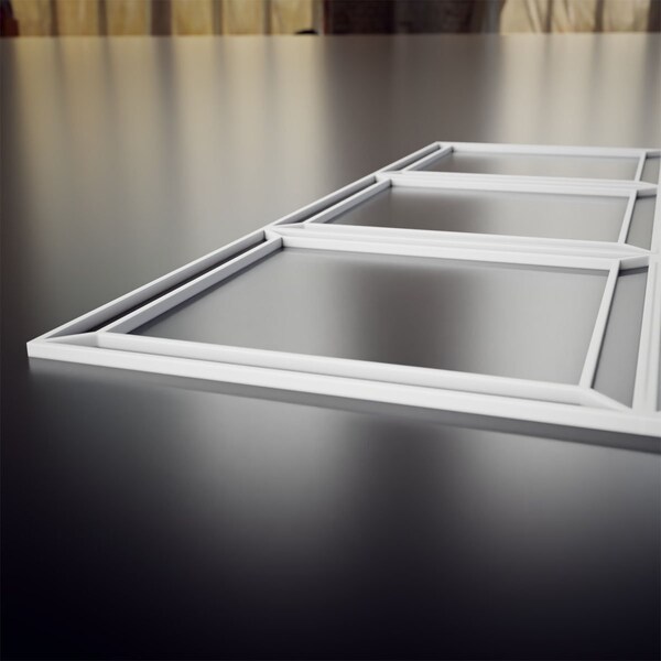 Ekena Millwork Medium Fairplay Decorative Fretwork Wall Panels in Architectural PVC, 15 3/8"W x 15 3/8"H x 3/8"T - WALP16X16FPY