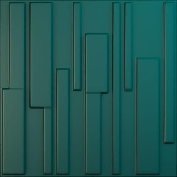 Ekena Millwork 19 5/8in. W x 19 5/8in. H Wigan EnduraWall Decorative 3D Wall Panel Covers 2.67 Sq. Ft. - WP20X20WGGLN