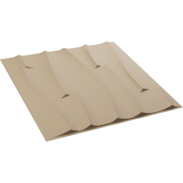 Ekena Millwork 19 5/8in. W x 19 5/8in. H Brick Wave EnduraWall Decorative 3D Wall Panel, Total 32.04 Sq. Ft., 12PK - WP20X20BVGBE-CASE-12