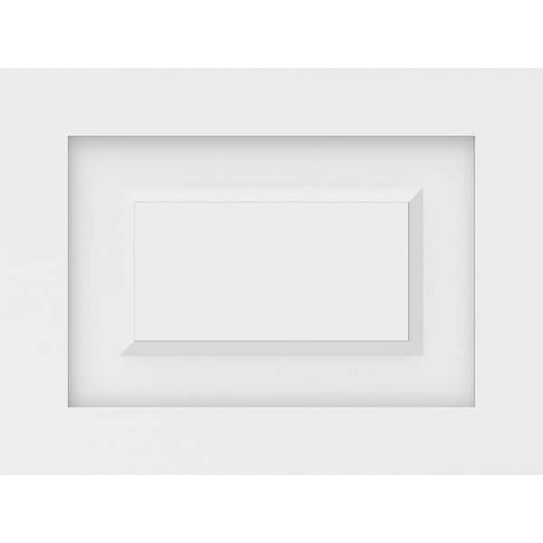 Ekena Millwork Harrison Raised Panel Decorative Wall Panel, 16"W x 12"H x 5/8"P - WALP16X12X062HAR