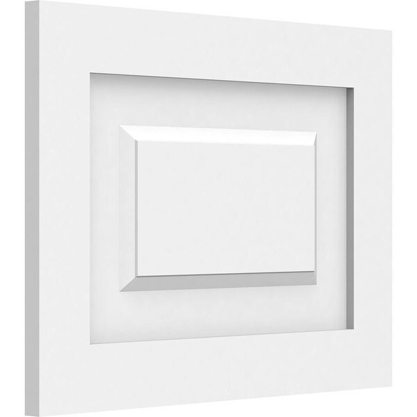 Ekena Millwork Harrison Raised Panel Decorative Wall Panel, 16"W x 12"H x 5/8"P - WALP16X12X062HAR