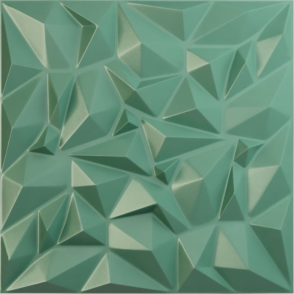 Ekena Millwork 19 5/8in. W x 19 5/8in. H Leto EnduraWall Decorative 3D Wall Panel, Total 32.04 Sq. Ft., 12PK - WP20X20LTFSM-CASE-12