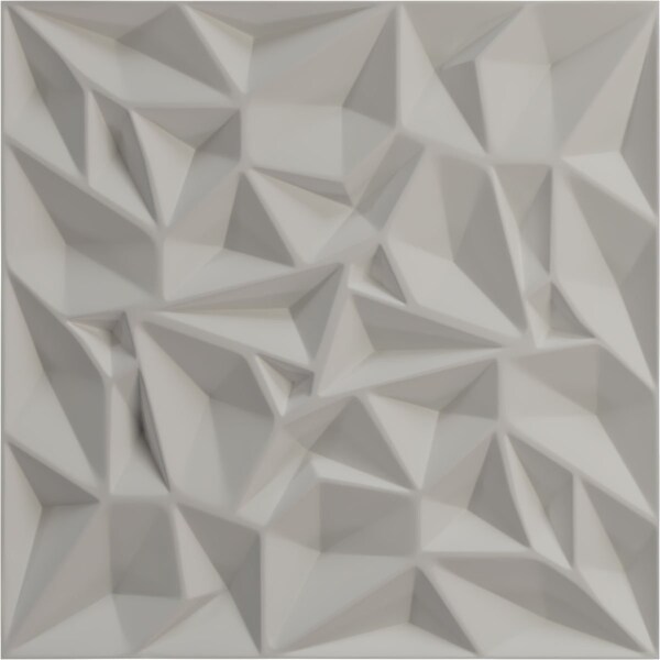 Ekena Millwork 19 5/8in. W x 19 5/8in. H Leto EnduraWall Decorative 3D Wall Panel, Total 32.04 Sq. Ft., 12PK - WP20X20LTFSM-CASE-12
