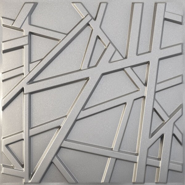 Ekena Millwork 19 5/8in. W x 19 5/8in. H Evergreen EnduraWall Decorative 3D Wall Panel Covers 2.67 Sq. Ft. - WP20X20EGCST