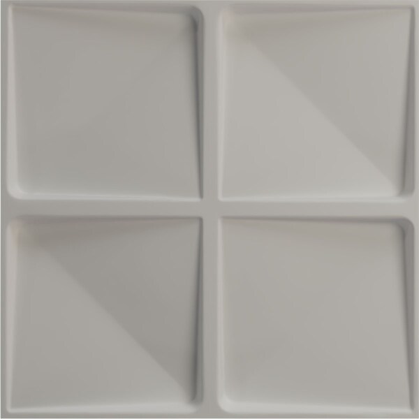 Ekena Millwork 19 5/8in. W x 19 5/8in. H Edinburgh EnduraWall Decorative 3D Wall Panel, Total 32.04 Sq. Ft., 12PK - WP20X20EDGBE-CASE-12