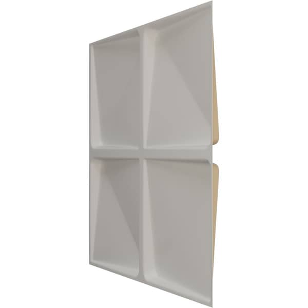 Ekena Millwork 19 5/8in. W x 19 5/8in. H Edinburgh EnduraWall Decorative 3D Wall Panel, Total 32.04 Sq. Ft., 12PK - WP20X20EDGBE-CASE-12