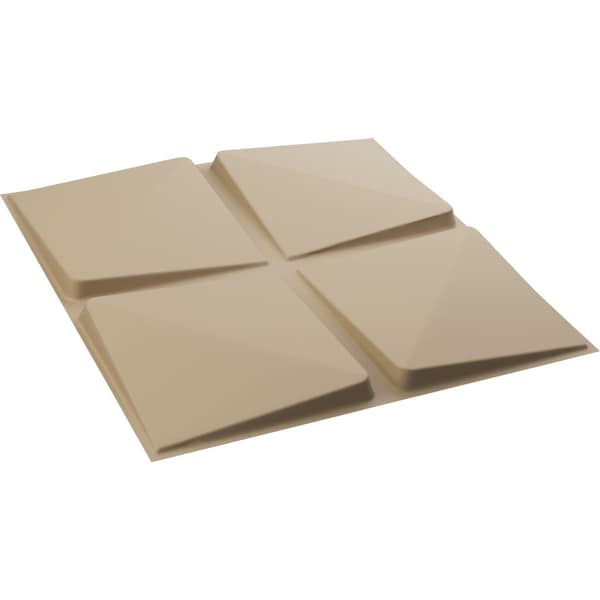 Ekena Millwork 19 5/8in. W x 19 5/8in. H Edinburgh EnduraWall Decorative 3D Wall Panel, Total 32.04 Sq. Ft., 12PK - WP20X20EDGBE-CASE-12