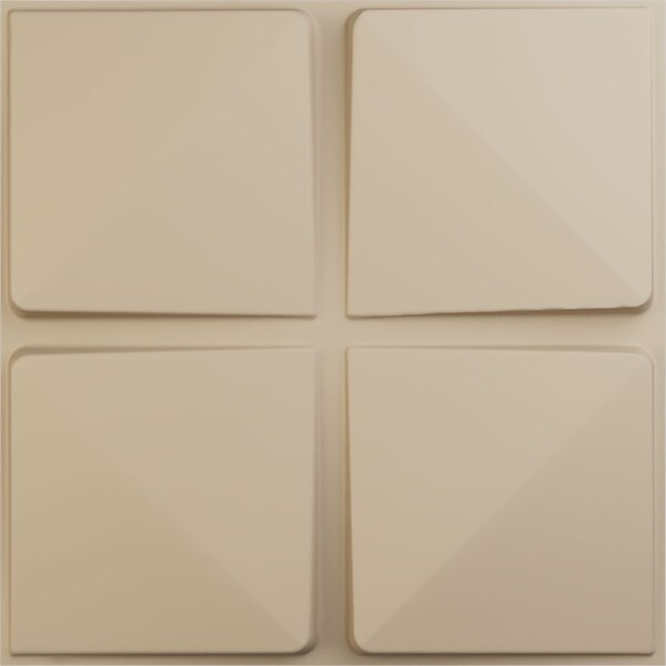 Ekena Millwork 19 5/8in. W x 19 5/8in. H Edinburgh EnduraWall Decorative 3D Wall Panel, Total 32.04 Sq. Ft., 12PK - WP20X20EDGBE-CASE-12