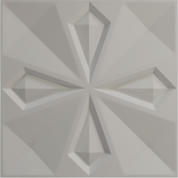 Ekena Millwork 19 5/8in. W x 19 5/8in. H Nikki EnduraWall Decorative 3D Wall Panel Covers 2.67 Sq. Ft. - WP20X20NKCCB