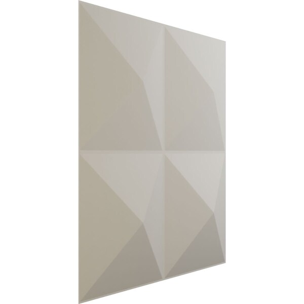 Ekena Millwork 11 7/8in. W x 11 7/8in. H Tirana EnduraWall Decorative 3D Wall Panel Covers 0.98 Sq. Ft. - WP12X12TIGBW
