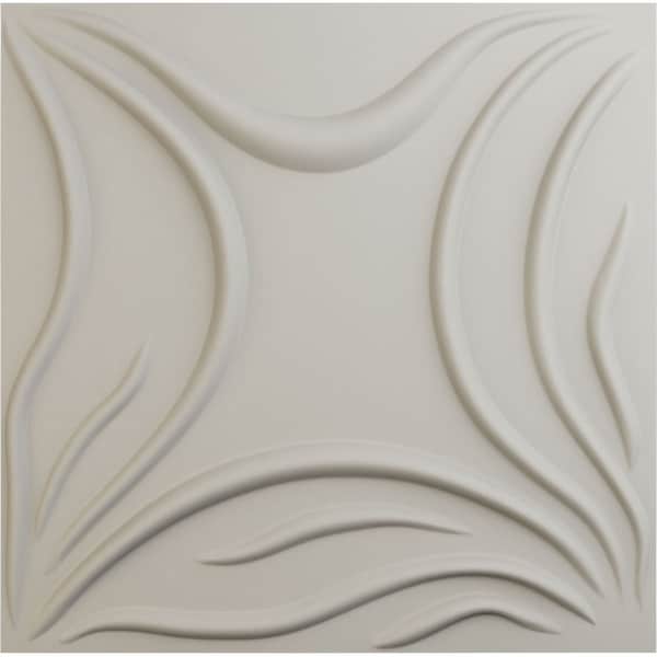 Ekena Millwork 19 5/8in. W x 19 5/8in. H Savannah EnduraWall Decorative 3D Wall Panel Covers 2.67 Sq. Ft. - WP20X20SVGBW