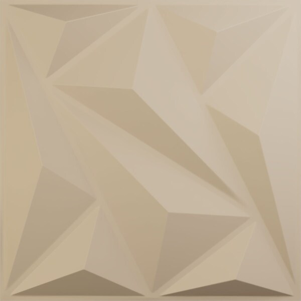 Ekena Millwork 19 5/8in. W x 19 5/8in. H Marquise EnduraWall Decorative 3D Wall Panel, Total 32.04 Sq. Ft., 12PK - WP20X20MQGBE-CASE-12