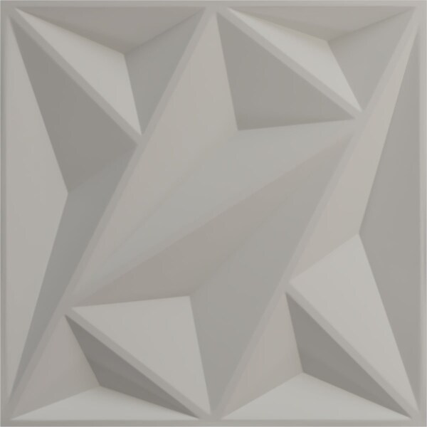 Ekena Millwork 19 5/8in. W x 19 5/8in. H Marquise EnduraWall Decorative 3D Wall Panel, Total 32.04 Sq. Ft., 12PK - WP20X20MQGBE-CASE-12