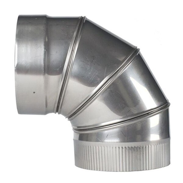 Olympia 6 in. Rhino Rigid 304L Stainless Steel 15 deg Fixed Elbow - 3601350