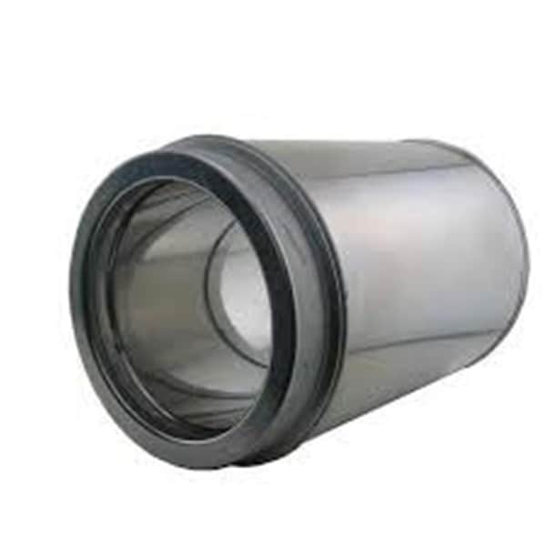 Keen 12 dia. DuraChimney II Class A 48 in. Chimney Pipe - Galvanized Steel - KE3368125