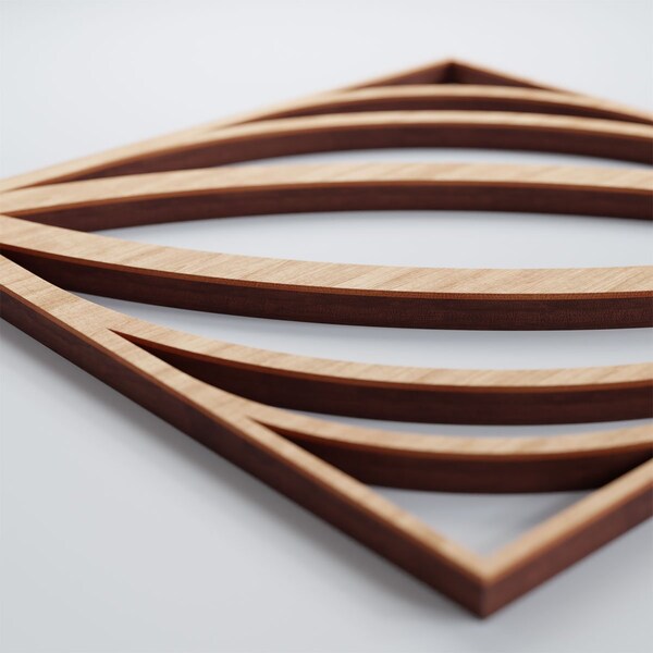 Ekena Millwork Extra Small Otis Decorative Fretwork Wood Wall Panels, Alder, 7 3/8"W x 7 3/8"H x 3/8"T - WALW08X08X0375OTSAL