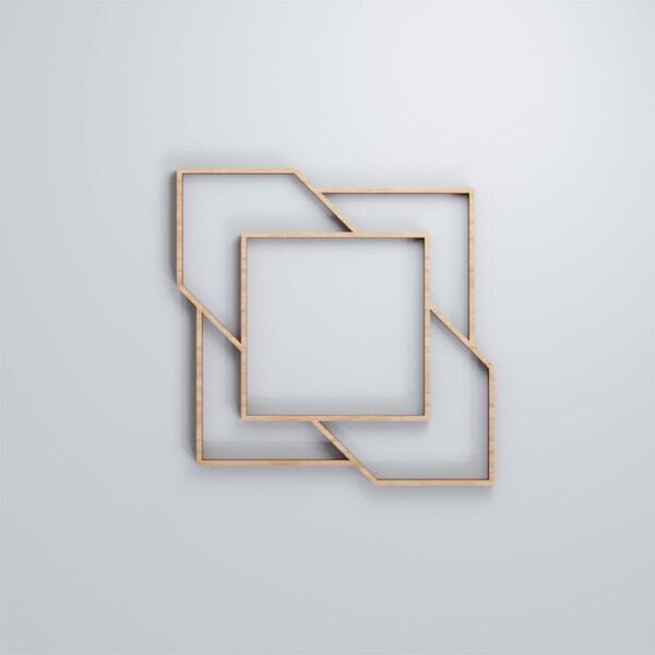 Ekena Millwork Extra Small Monument Decorative Fretwork Wood Wall Panels, Alder, 7 3/8"W x 7 3/8"H x 3/8"T - WALW08X08X0375MMTAL