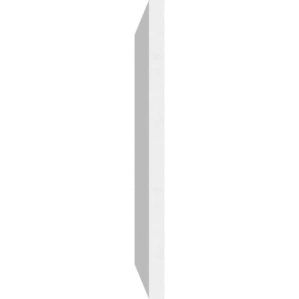 Ekena Millwork Harrison Raised Panel Decorative Wall Panel, 34"W x 12"H x 5/8"P - WALP34X12X062HAR