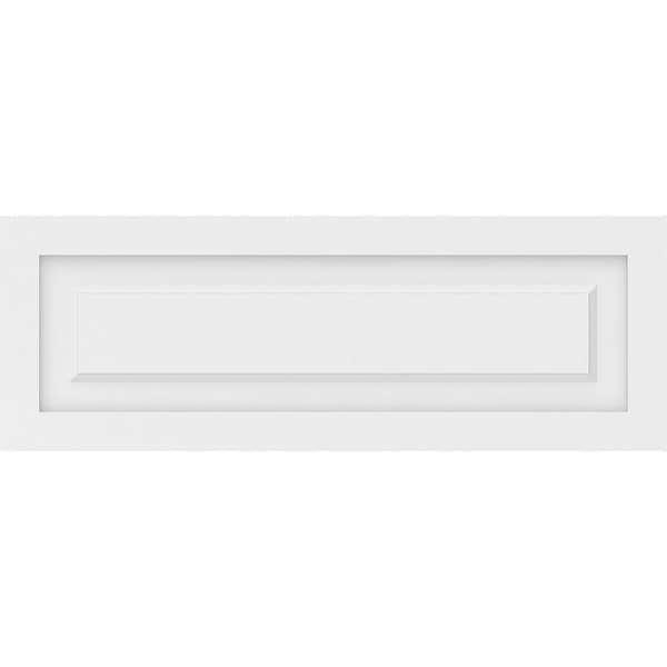 Ekena Millwork Harrison Raised Panel Decorative Wall Panel, 34"W x 12"H x 5/8"P - WALP34X12X062HAR
