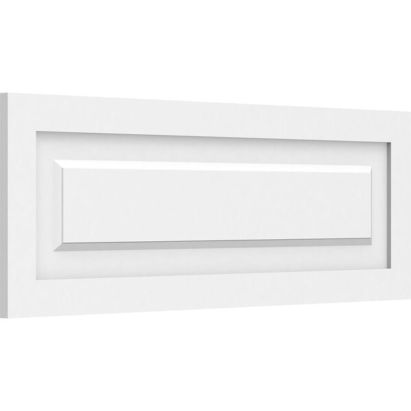 Ekena Millwork Harrison Raised Panel Decorative Wall Panel, 34"W x 12"H x 5/8"P - WALP34X12X062HAR