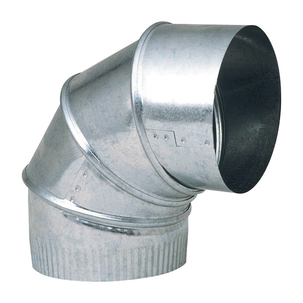 Imperial Mfg Imperial 10 in. D X 10 in. D Adjustable 90 deg Galvanized Steel Stove Pipe Elbow - GV0308