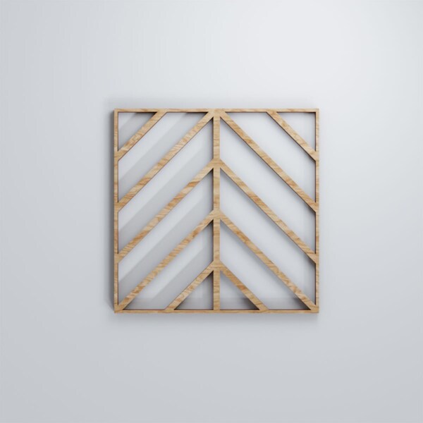 Ekena Millwork Extra Small Genoa Decorative Fretwork Wood Wall Panels, Red Oak, 7 3/8"W x 7 3/8"H x 3/8"T - WALW08X08X0375GNARO