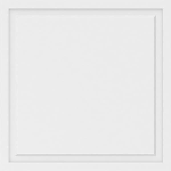Ekena Millwork Harrison Raised Panel Decorative Wall Panel, 40"W x 40"H x 5/8"P - WALP40X40X062HAR