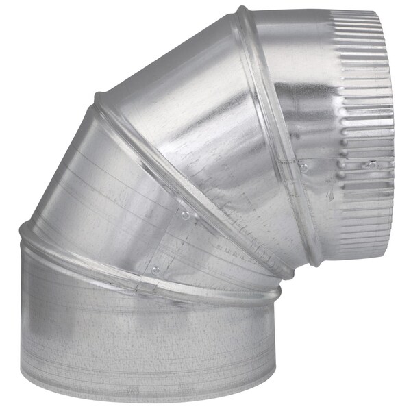 Imperial Mfg Imperial 7 in. D X 7 in. D Adjustable 90 deg Galvanized Steel Furnace Pipe Elbow - GV0299-C