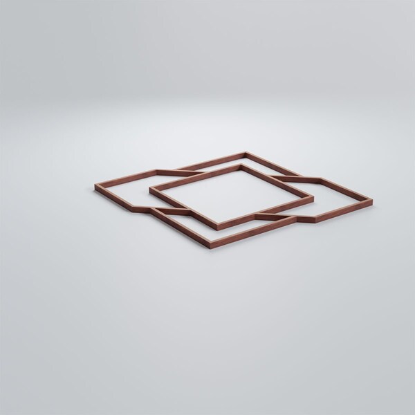 Ekena Millwork Small Monument Decorative Fretwork Wood Wall Panels, Wood (Paint Grade), 11 3/8"W x 11 3/8"H x 3/8"T - WALW12X12X0375MMTMF