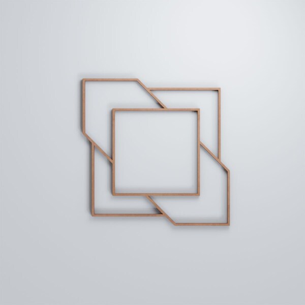 Ekena Millwork Small Monument Decorative Fretwork Wood Wall Panels, Wood (Paint Grade), 11 3/8"W x 11 3/8"H x 3/8"T - WALW12X12X0375MMTMF