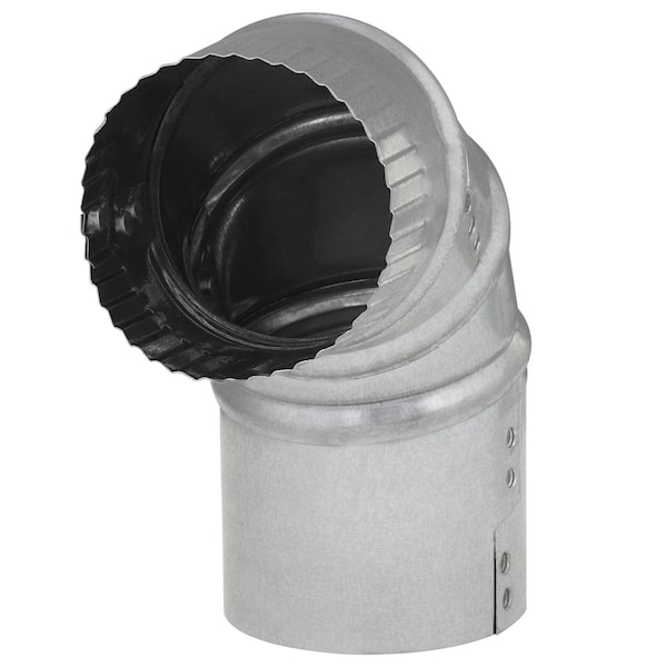 Imperial Mfg Imperial 3 in. D X 3 in. D Adjustable 90 deg Galvanized Steel Furnace Pipe Elbow - GV0282-C