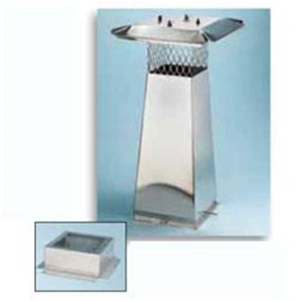 Fondo 13 x 13 in. Stainless Steel Flue Extension with 22 in. High Performance - FO1708502
