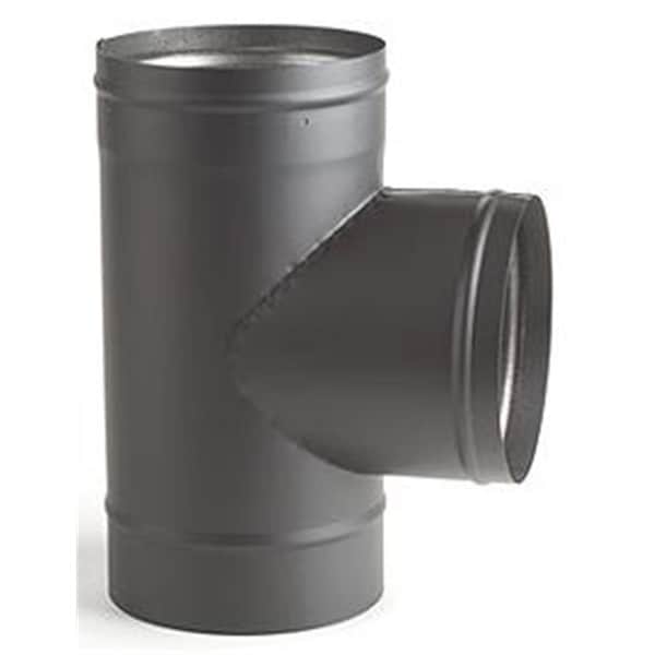Perfectpillows Selkirk Corporation 2816 8 Inch Heat-fab 22-ga Welded Black Stovepipe Tee - PE2211869