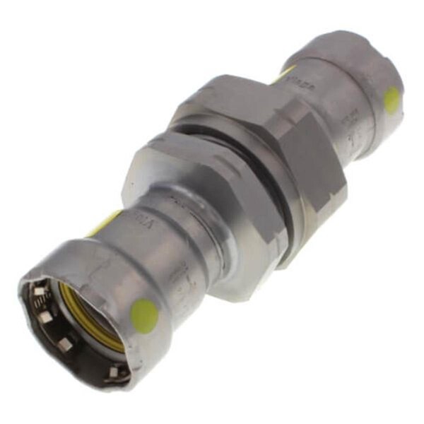 Escenografia 0.75 in. P x P Megapressg Carbon Steel Union , Black - ES2934738