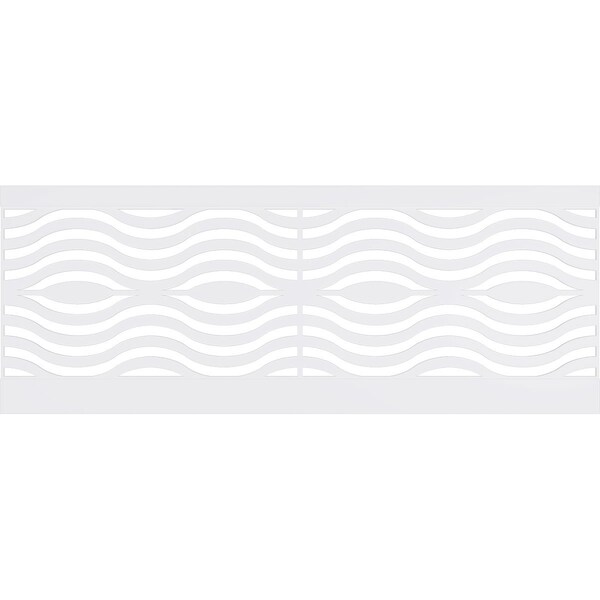 Ekena Millwork 36"H x 94 1/2"W Parker PVC Wainscot Paneling Kit - WPK36X94PKR