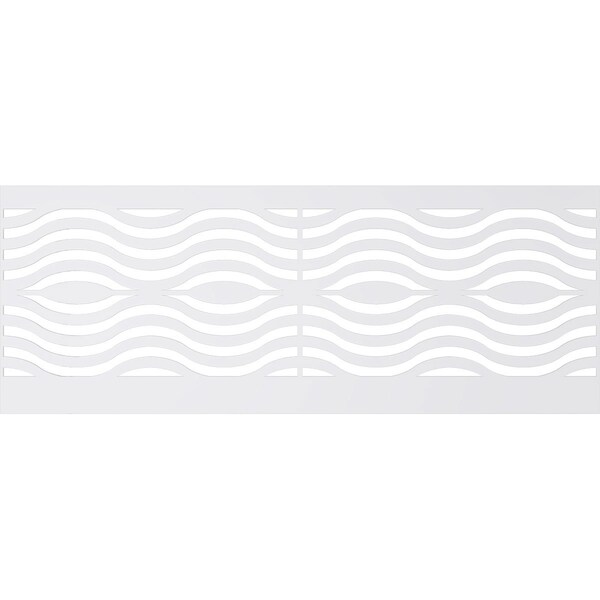 Ekena Millwork 36"H x 94 1/2"W Parker PVC Wainscot Paneling Kit - WPK36X94PKR