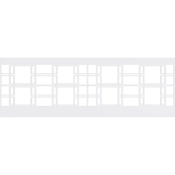 Ekena Millwork 32"H x 94 1/2"W Granby PVC Wainscot Paneling Kit - WPK32X94GBY