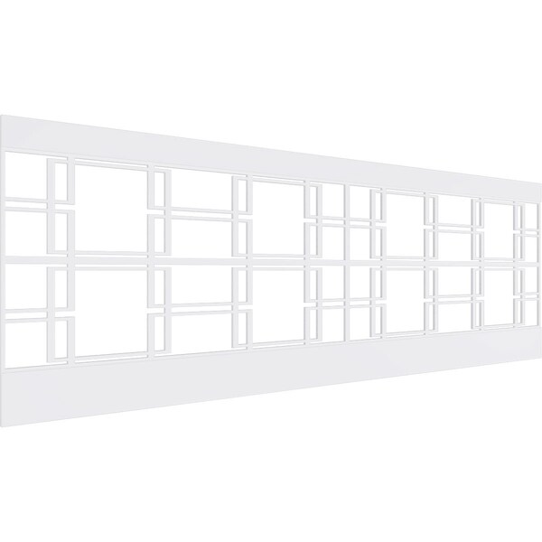 Ekena Millwork 32"H x 94 1/2"W Granby PVC Wainscot Paneling Kit - WPK32X94GBY