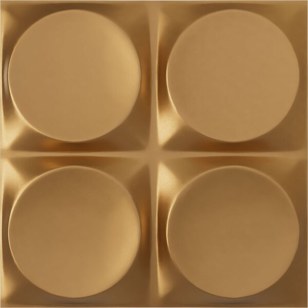 Ekena Millwork 11 7/8in. W x 11 7/8in. H Adonis EnduraWall Decorative 3D Wall Panel Covers 0.98 Sq. Ft. - WP12X12ADBGL