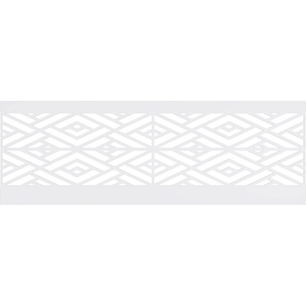 Ekena Millwork 32"H x 94 1/2"W Killeen PVC Wainscot Paneling Kit - WPK32X94KLN