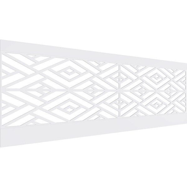 Ekena Millwork 32"H x 94 1/2"W Killeen PVC Wainscot Paneling Kit - WPK32X94KLN